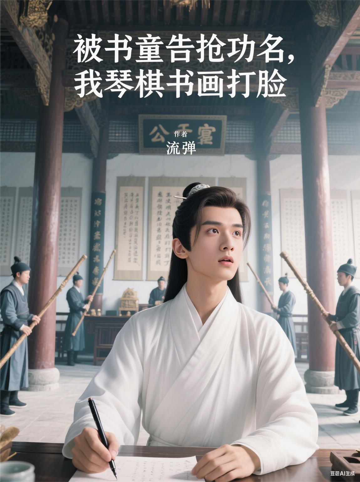 被书童告抢功名,我琴棋书画打脸