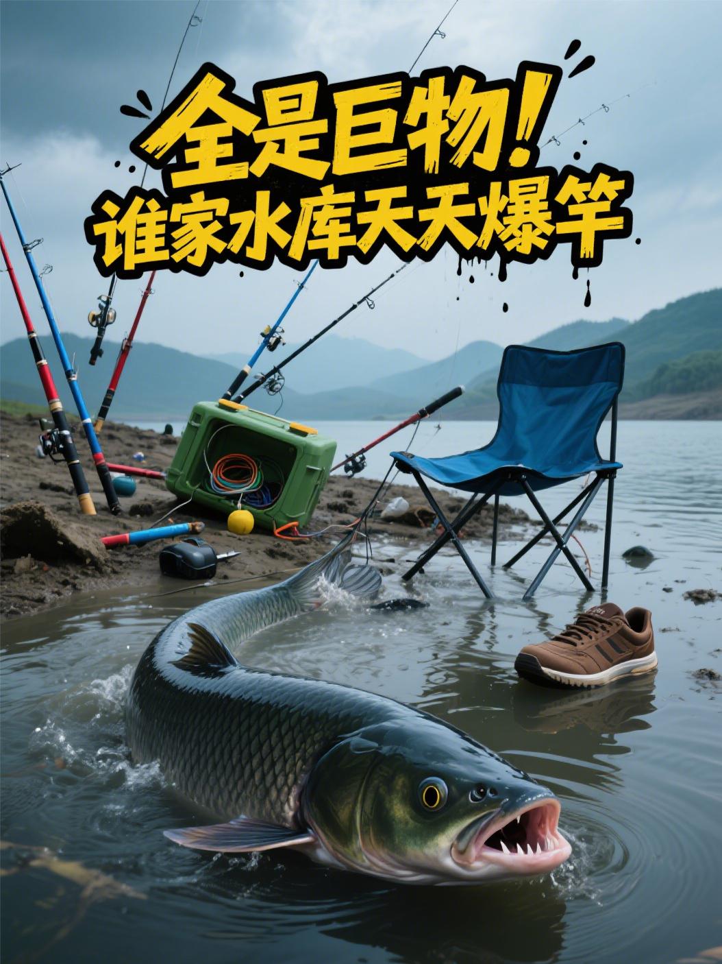 全是巨物:谁家水库天天爆竿