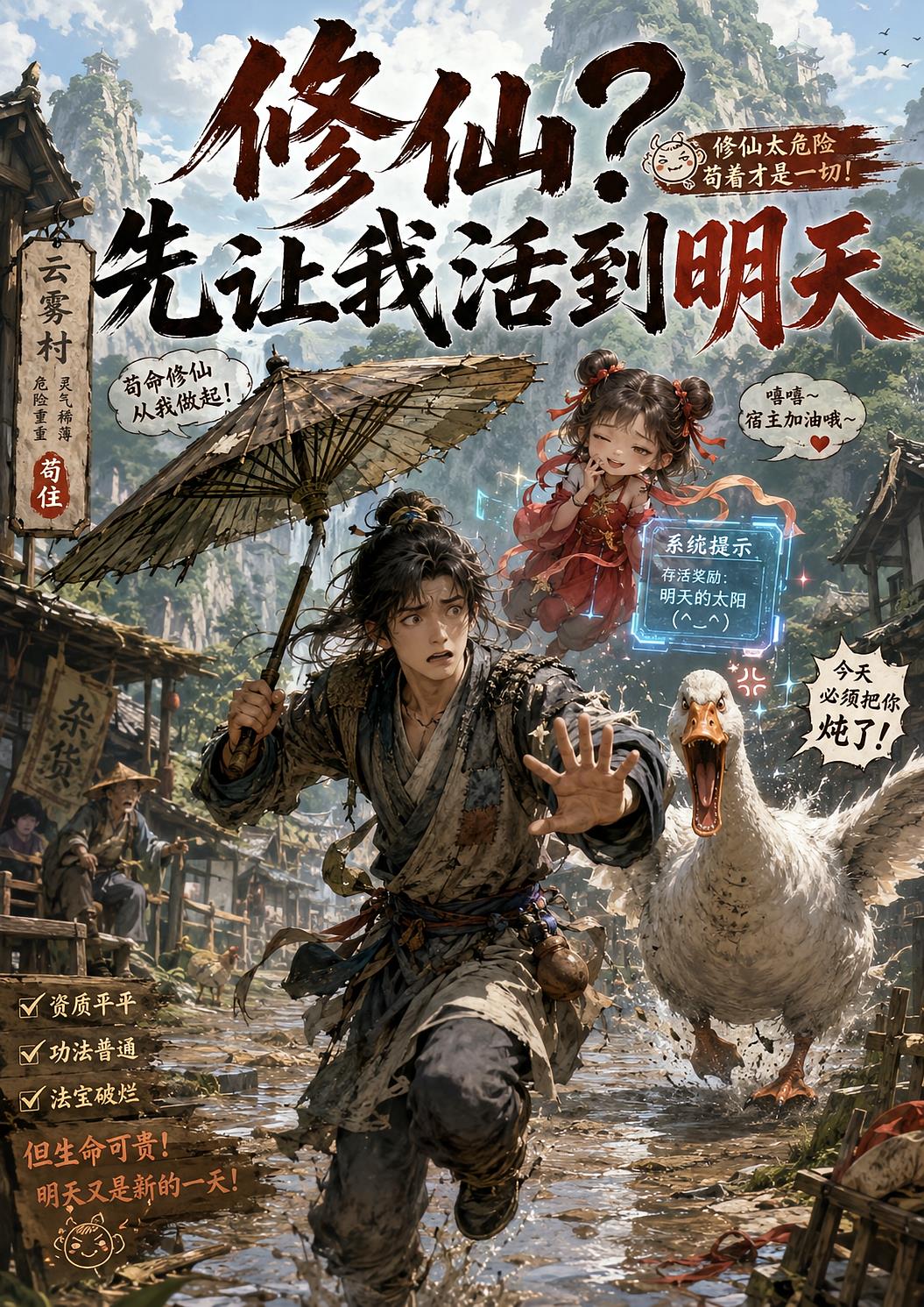 修仙？先让我活到明天