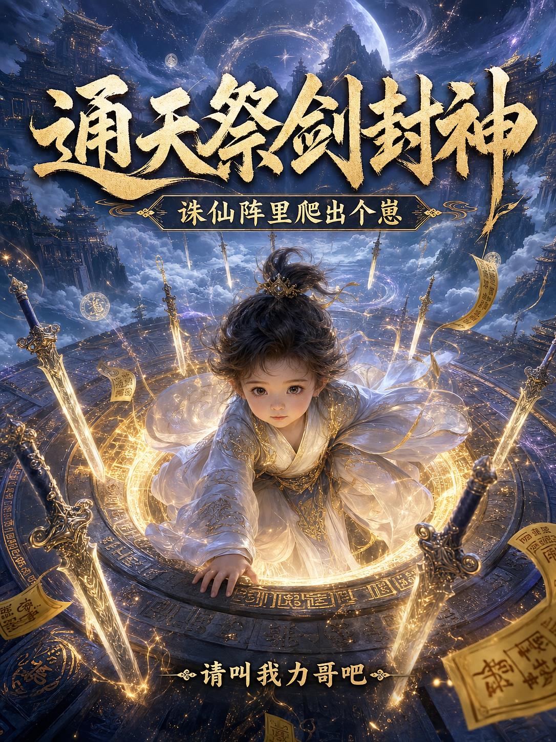 通天祭剑封神,诛仙阵里爬出个崽
