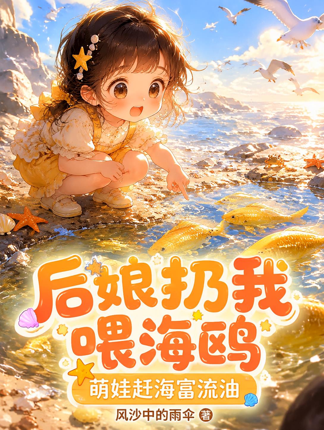 后娘扔我喂海鸥,萌娃赶海富流油
