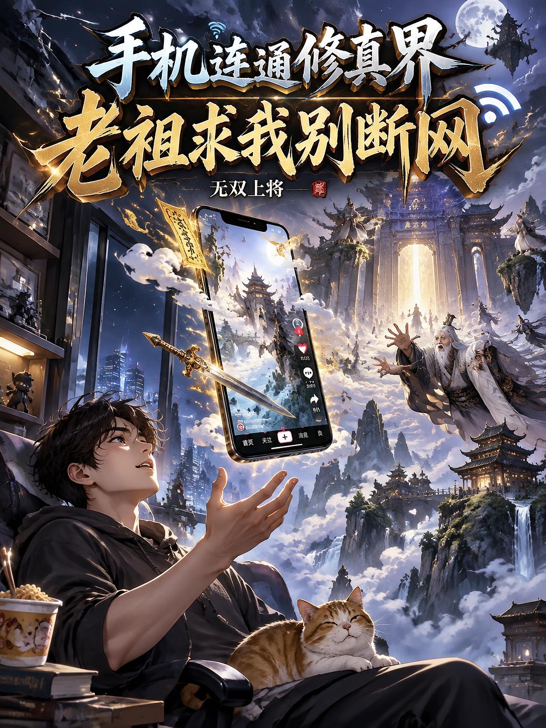 手机连通修真界,老祖求我别断网